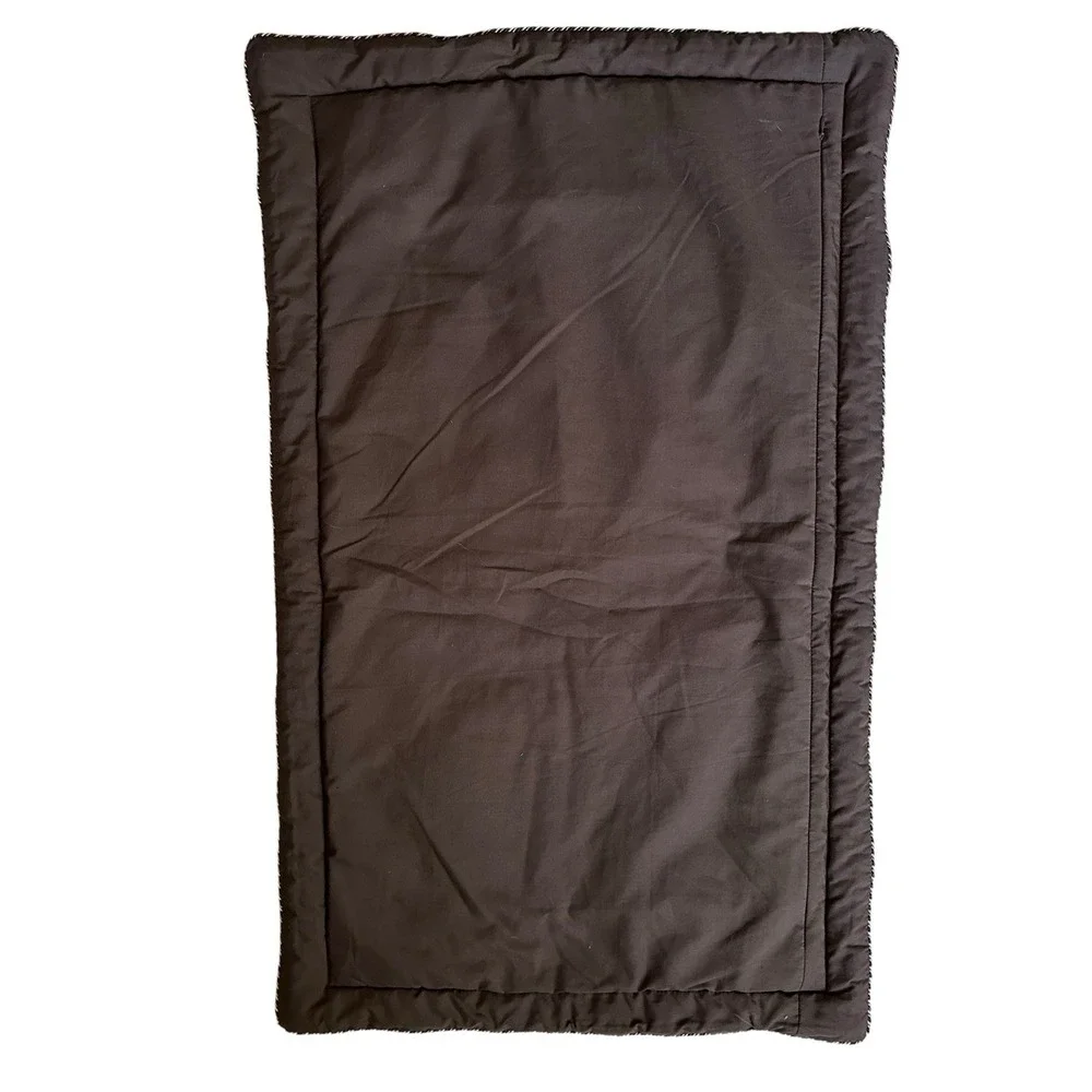 Croscill Home Galleria Quilt Shams 40x25 in California King Brown‎ Teal Set of 2